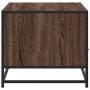 Mesa de centro madera ingeniería metal roble marrón 100x50x45cm by , Coffee table - Ref: Foro24-848788, Price: 105,56 €, Disc...