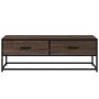 Mesa de centro madera ingeniería metal marrón 100x50x35 cm by , Coffee table - Ref: Foro24-848783, Price: 70,18 €, Discount: %