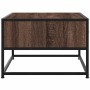 Mesa de centro madera ingeniería metal marrón 100x50x35 cm by , Coffee table - Ref: Foro24-848783, Price: 70,18 €, Discount: %