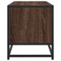 Mueble TV metal y madera ingeniería marrón roble 100x34,5x40 cm von , TV-Möbel - Ref: Foro24-848818, Preis: 92,25 €, Rabatt: %