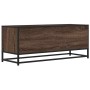 Mueble TV metal y madera ingeniería marrón roble 100x34,5x40 cm von , TV-Möbel - Ref: Foro24-848818, Preis: 92,25 €, Rabatt: %