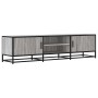 Mueble TV metal y madera ingeniería gris Sonoma 160x35x41 cm von , TV-Möbel - Ref: Foro24-848847, Preis: 113,56 €, Rabatt: %