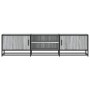 Mueble TV metal y madera ingeniería gris Sonoma 160x35x41 cm von , TV-Möbel - Ref: Foro24-848847, Preis: 113,56 €, Rabatt: %