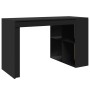 Escritorio de madera de ingeniería negro 123,5x73,5x75 cm von , Schreibtische - Ref: Foro24-847983, Preis: 118,89 €, Rabatt: %