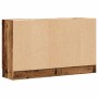 Aparador de madera ingeniería envejecida negro 120x30,5x70 cm by , Sideboards - Ref: Foro24-856164, Price: 103,94 €, Discount: %