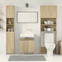 Juego de muebles de baño 2 pzas madera ingeniería roble Sonoma von , Zubehör für Waschmaschinen und Trockner - Ref: Foro24-33...