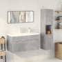 Juego muebles de baño 4 pzas madera contrachapada gris hormigón de , Muebles de baño - Ref: Foro24-3324881, Precio: 306,55 €,...