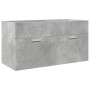Juego muebles de baño 4 pzas madera contrachapada gris hormigón de , Muebles de baño - Ref: Foro24-3324881, Precio: 306,55 €,...