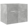 Juego muebles de baño 4 pzas madera contrachapada gris hormigón von , Badezimmermöbel - Ref: Foro24-3324883, Preis: 203,00 €,...