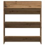 Zapatero de pared madera ingeniería roble artisan 80x18x90 cm von , Schuhregale und Schuhorganisatoren - Ref: Foro24-856545, ...