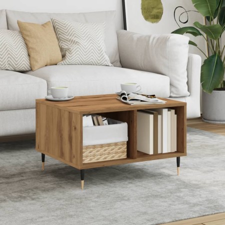 Mesa de centro madera de ingeniería roble artisan 60x50x36,5 cm von , Couchtisch - Ref: Foro24-857337, Preis: 58,27 €, Rabatt: %