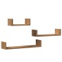 Estantes pared 3 unidades madera ingeniería roble artisan de , Estantes y estanterías - Ref: Foro24-855793, Precio: 29,28 €, ...