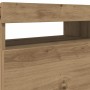 Mueble de TV luces LED madera roble artisan 120x35x40 cm von , TV-Möbel - Ref: Foro24-856306, Preis: 105,11 €, Rabatt: %