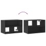 Mueble de TV metal y madera de ingeniería negro 60x31x39,5 cm von , TV-Möbel - Ref: Foro24-848914, Preis: 42,31 €, Rabatt: %