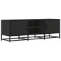 Mueble de TV madera de ingeniería y metal negro 120x35x41 cm von , TV-Möbel - Ref: Foro24-848839, Preis: 104,97 €, Rabatt: %