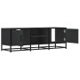 Mueble de TV madera de ingeniería y metal negro 120x35x41 cm von , TV-Möbel - Ref: Foro24-848839, Preis: 104,97 €, Rabatt: %
