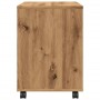 Armario con ruedas madera ingeniería roble artisan 45x38x54 cm von , Schließfächer und Lagerschränke - Ref: Foro24-856655, Pr...