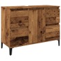 Mueble de lavabo madera ingeniería envejecida 80x33x60 cm by , bathroom vanities - Ref: Foro24-857129, Price: 104,75 €, Disco...