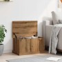Caja de almacenaje madera ingeniería roble artisan 70x40x38 cm by , Storage trunks - Ref: Foro24-857162, Price: 83,10 €, Disc...