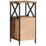 Mesitas de noche 2 ud madera ingeniería envejecida 34x35,5x70cm von , Nachttische - Ref: Foro24-857251, Preis: 116,33 €, Raba...