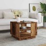 Mesa de centro madera ingeniería madera envejecida 55x55x42 cm by , Coffee table - Ref: Foro24-856802, Price: 54,91 €, Discou...