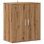 Mueble zapatero madera ingeniería roble artisan 60x35x70 cm by , Shoe racks and shoe organizers - Ref: Foro24-856697, Price: ...