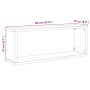 Estantes cubo de pared 6 uds madera roble artisan 60x15x23 cm von , Regale und Regale - Ref: Foro24-856591, Preis: 62,99 €, R...