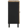 Aparador de madera maciza de mango rugosa 90x33,5x75 cm von , CD- und DVD-Speicher - Ref: Foro24-4018656, Preis: 144,21 €, Ra...