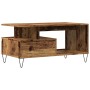 Mesa de centro madera ingeniería madera envejecida 90x49x45 cm von , Couchtisch - Ref: Foro24-857452, Preis: 91,33 €, Rabatt: %