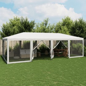 Carpa para fiestas con 12 paredes de malla HDPE blanco 8x4 m von , Zelte und Pavillons - Ref: Foro24-4010071, Preis: 208,40 €...