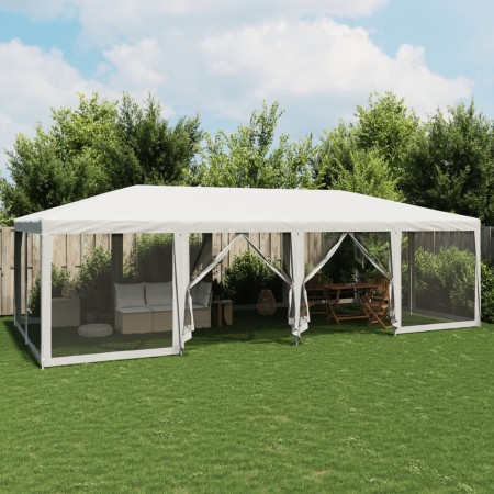 Carpa para fiestas con 12 paredes de malla HDPE blanco 8x4 m by , Tents and gazebos - Ref: Foro24-4010071, Price: 211,29 €, D...