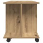 Mueble de TV ruedas madera ingeniería roble artisan 80x40x45 cm by , TV Furniture - Ref: Foro24-855791, Price: 62,90 €, Disco...