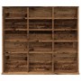 Mueble de CD madera de ingeniería envejecida 100x23x89,5 cm by , CD and DVD storage - Ref: Foro24-856000, Price: 77,86 €, Dis...