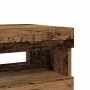 Muebles de TV con luces LED 2 uds madera ingeniería envejecida von , TV-Möbel - Ref: Foro24-856310, Preis: 87,70 €, Rabatt: %