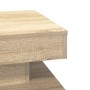 Mesa de centro giratoria 360 grados roble sonoma 50x50x34,5 cm by , Coffee table - Ref: Foro24-858472, Price: 59,44 €, Discou...