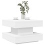 Mesa de centro giratoria 360 grados blanco 50x50x34,5 cm by , Coffee table - Ref: Foro24-858470, Price: 72,98 €, Discount: %