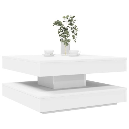 Mesa de centro giratoria 360 grados blanco 70x70x34,5 cm by , Coffee table - Ref: Foro24-858479, Price: 84,10 €, Discount: %