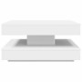 Mesa de centro giratoria 360 grados blanco 70x70x34,5 cm by , Coffee table - Ref: Foro24-858479, Price: 84,10 €, Discount: %