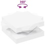 Mesa de centro giratoria 360 grados blanco 70x70x34,5 cm by , Coffee table - Ref: Foro24-858479, Price: 84,10 €, Discount: %