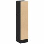 Mueble de baño con portarrollos negro 20,5x22x90 cm by , Bathroom furniture - Ref: Foro24-858498, Price: 38,31 €, Discount: %