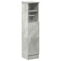 Mueble de baño con portarrollos gris hormigón 20,5x22x90 cm de , Muebles de baño - Ref: Foro24-858500, Precio: 35,84 €, Descu...