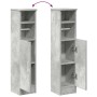 Mueble de baño con portarrollos gris hormigón 20,5x22x90 cm de , Muebles de baño - Ref: Foro24-858500, Precio: 35,84 €, Descu...