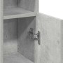 Mueble de baño con portarrollos gris hormigón 20,5x22x90 cm de , Muebles de baño - Ref: Foro24-858500, Precio: 35,84 €, Descu...