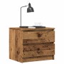 Mesita de noche madera de ingeniería envejecida 50x40x43.5 cm by , Nightstands - Ref: Foro24-856518, Price: 53,82 €, Discount: %