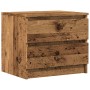 Mesita de noche madera de ingeniería envejecida 50x40x43.5 cm by , Nightstands - Ref: Foro24-856518, Price: 53,82 €, Discount: %