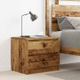 Mesita de noche madera de ingeniería envejecida 50x40x43.5 cm by , Nightstands - Ref: Foro24-856518, Price: 53,82 €, Discount: %