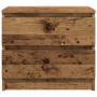 Mesita de noche madera de ingeniería envejecida 50x40x43.5 cm by , Nightstands - Ref: Foro24-856518, Price: 53,82 €, Discount: %