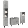 Set muebles de baño 2 piezas madera contrachapada gris hormigón de , Muebles de baño - Ref: Foro24-3324946, Precio: 177,36 €,...