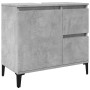 Set muebles de baño 2 piezas madera contrachapada gris hormigón de , Muebles de baño - Ref: Foro24-3324946, Precio: 177,36 €,...