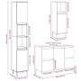 Set muebles de baño 2 piezas madera contrachapada gris hormigón by , Bathroom furniture - Ref: Foro24-3324950, Price: 211,23 ...